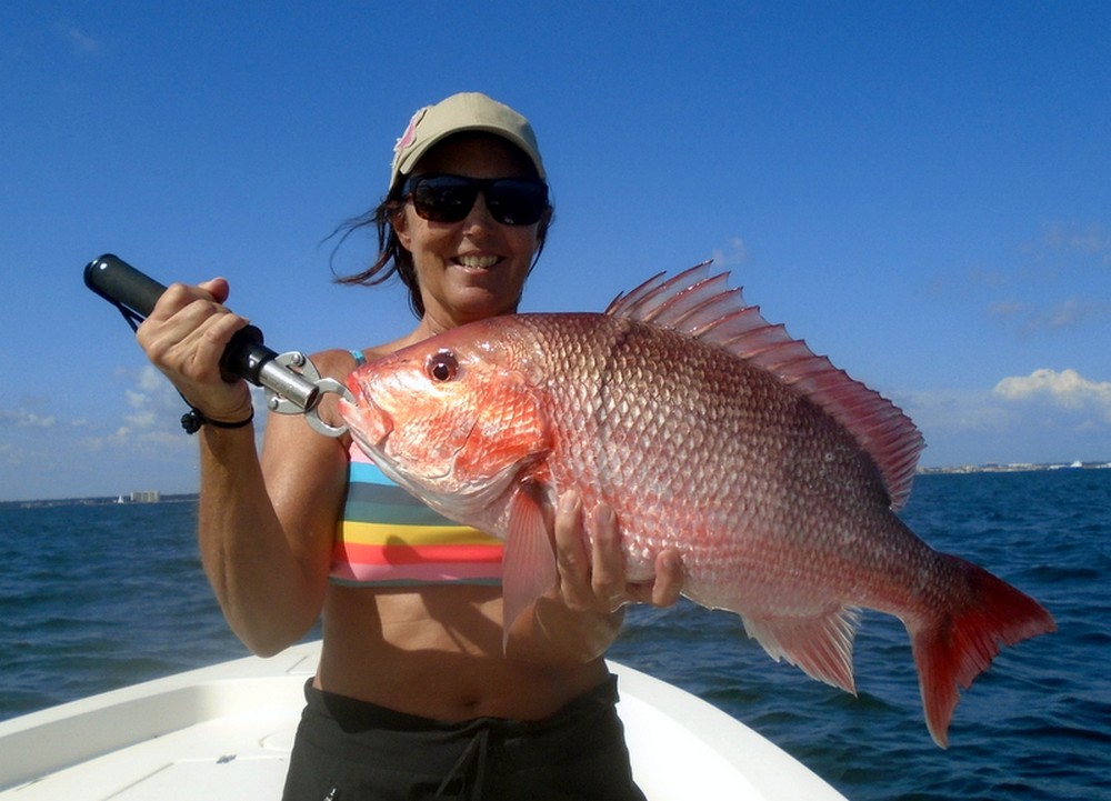 Fishing Red Snapper Pennsacola Bay